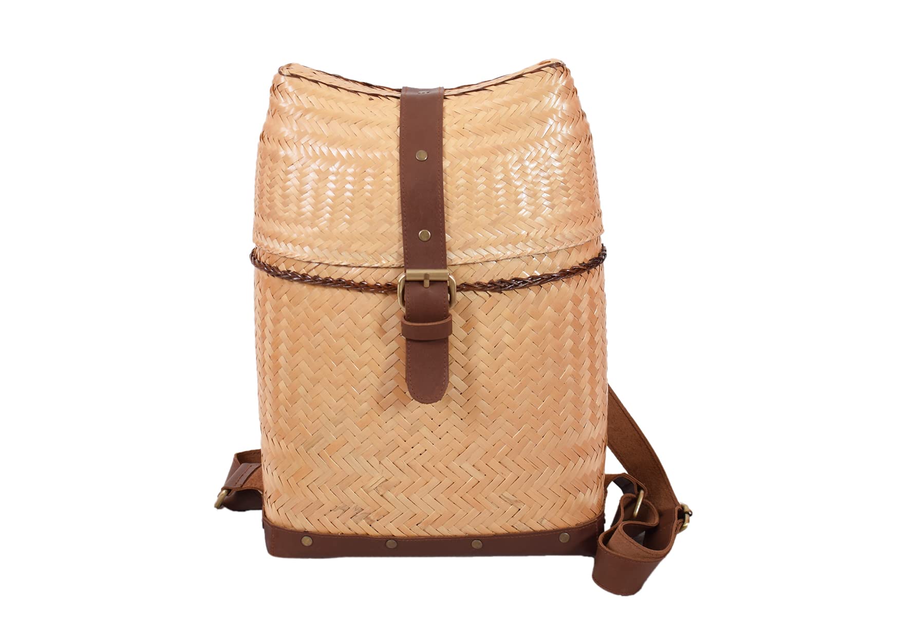 IMG OUTDOORS LLC PASIKING BACKPACK/BAMBOO BACKPACK, Brown, Classic