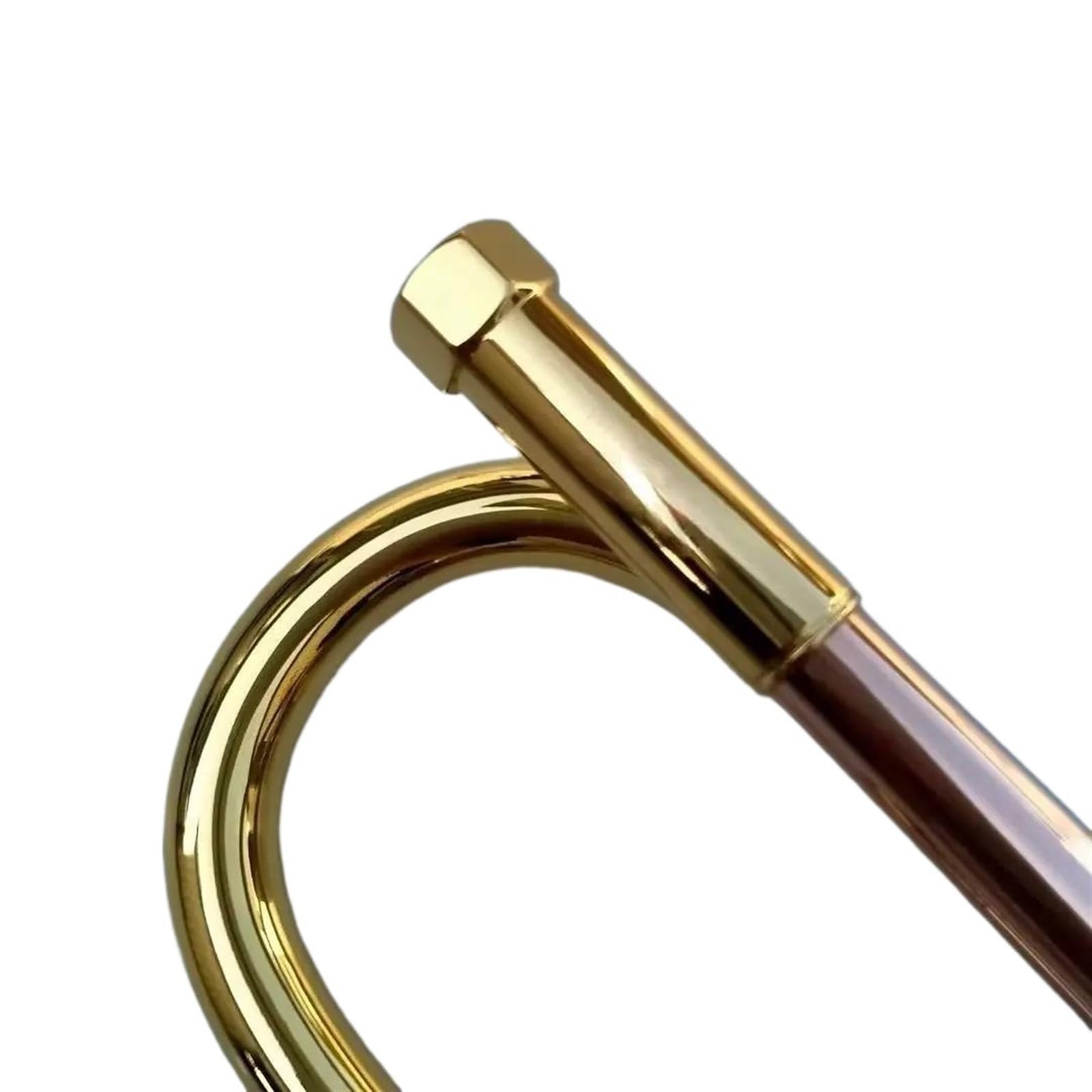 Trompeta Trompeta Profesional En Si Bemol Mejorada Material De Cobre Dorado Carcasa Chapada En Oro Tono De Calidad Profesional Trompeta