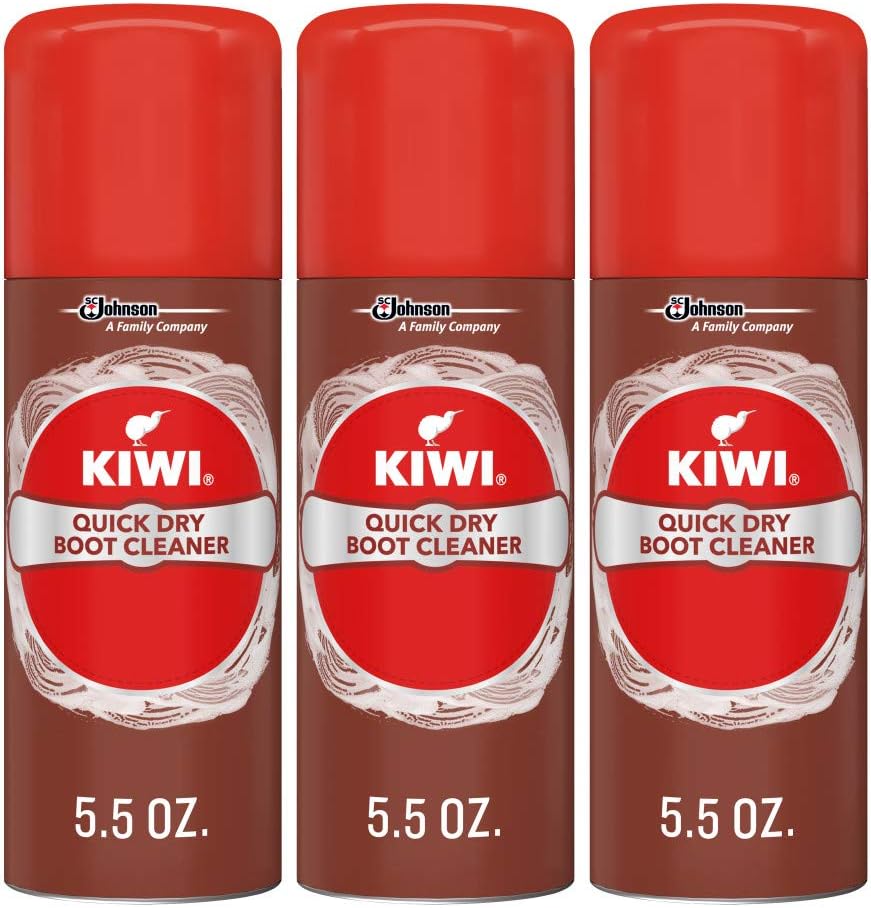 KIWI Quick Dry Boot Cleaner, Use for Dirt on Outdoor Shoes