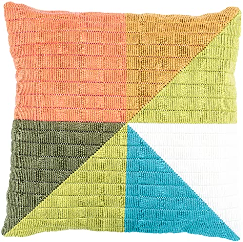 Broderie point lancé kit débutant facile pour coussin 40x40 - 2