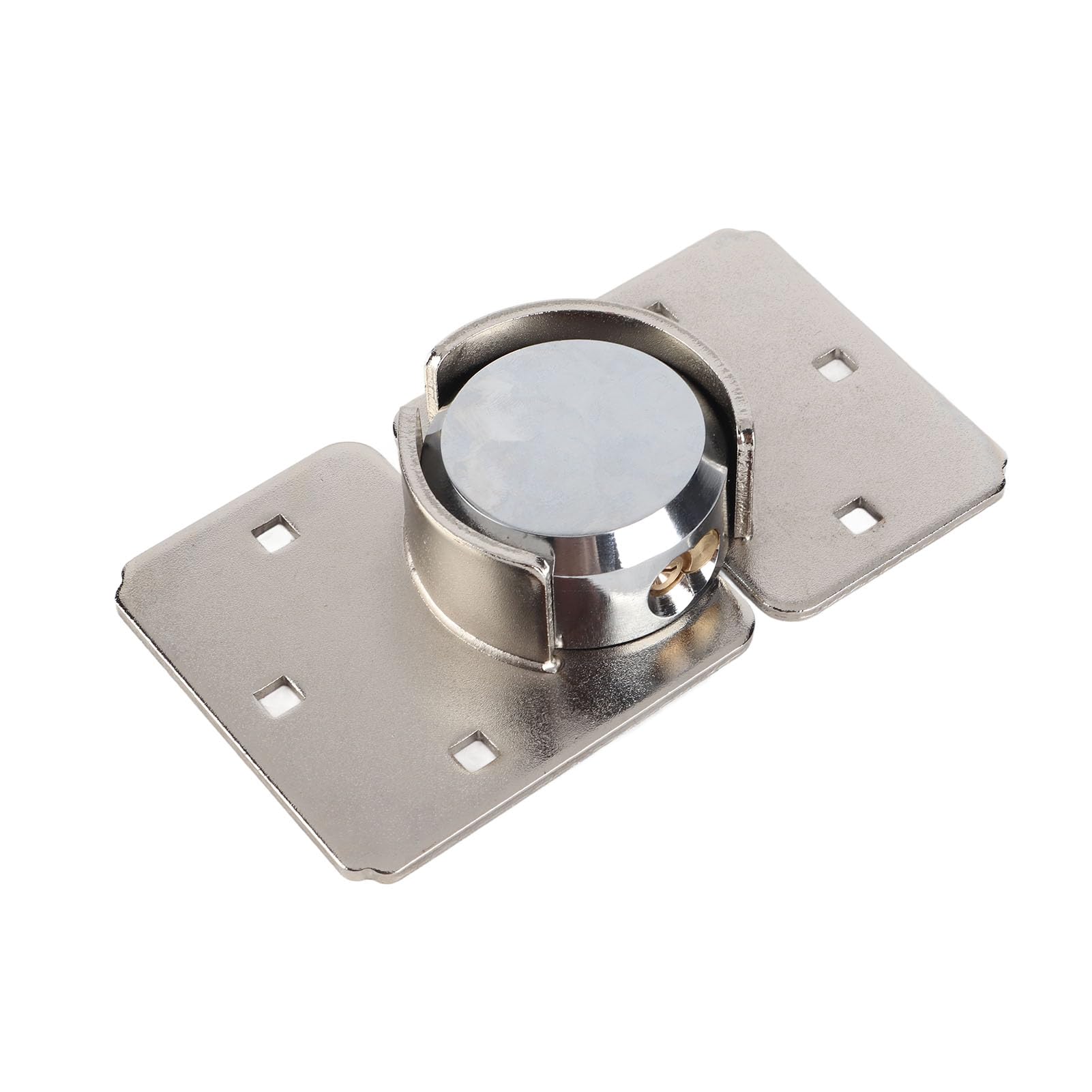 Juego de Candado y Cerrojo con Grillete Oculto de Alta Resistencia de 73 Mm para Seguridad de Puertas de Cobertizos de Garajes y Furgonetas, Ideal para Mayor Seguridad en