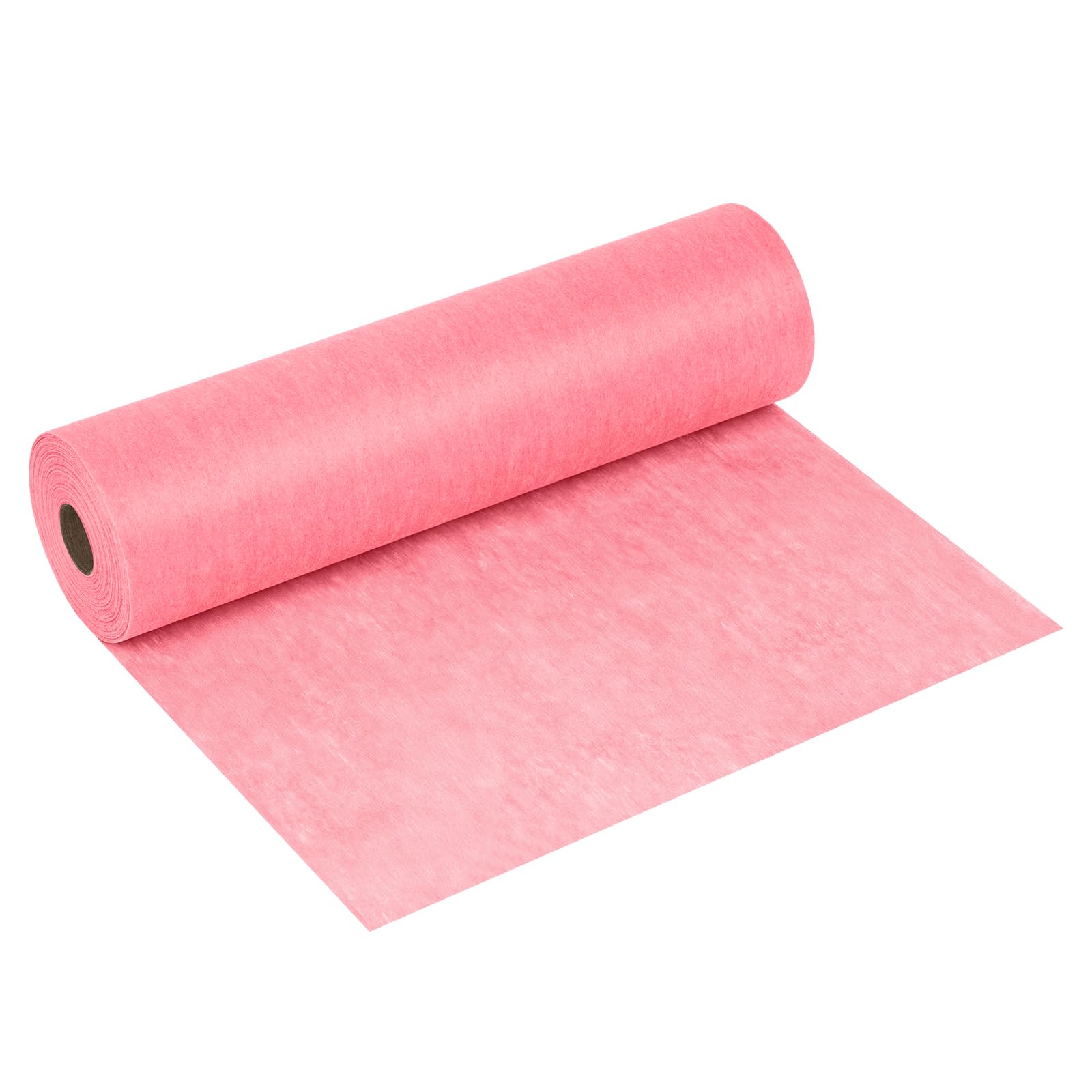 AUAUY Non-woven Table Runner Roll, 30cmx30m Table Decorative Ribbon(Pink)