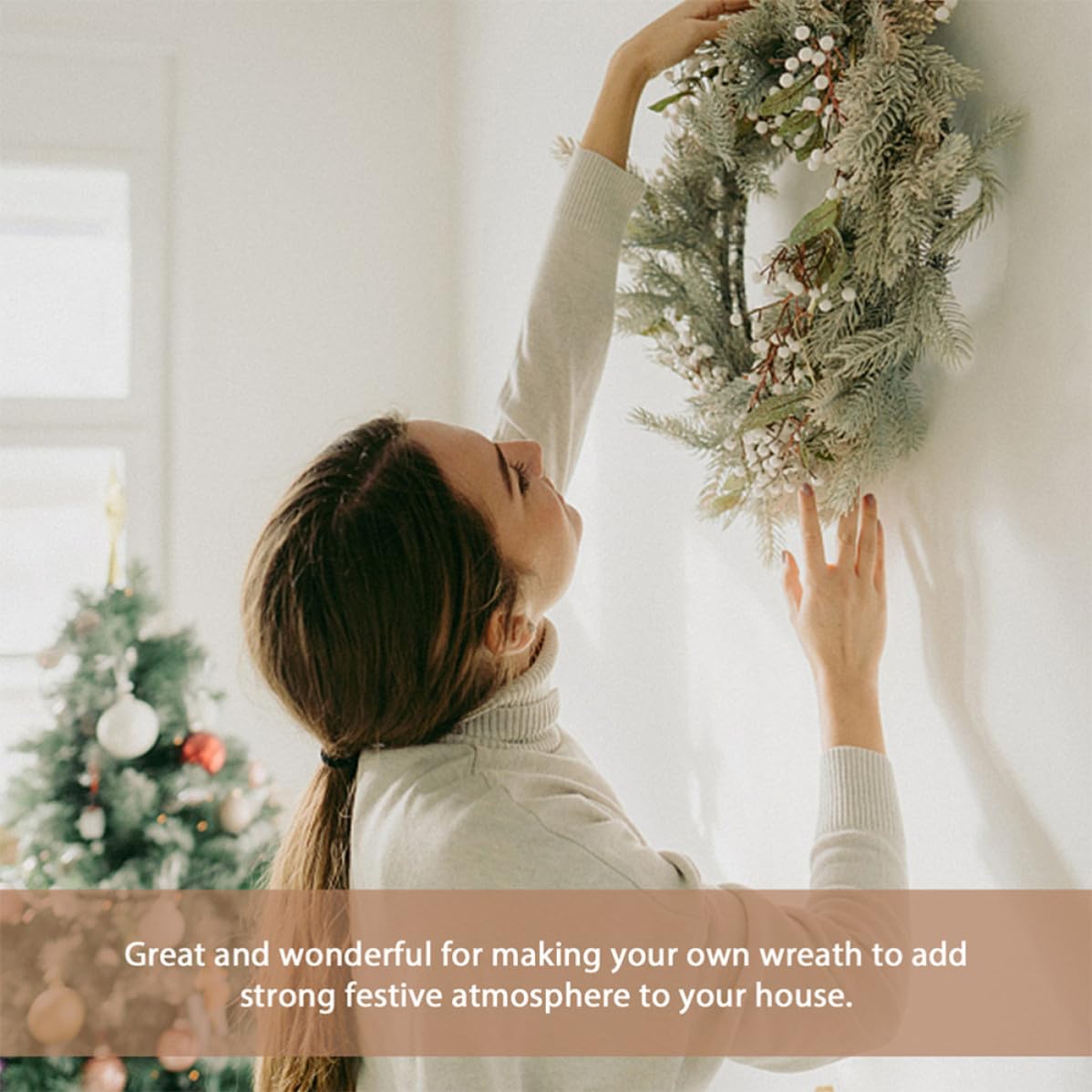 Artibetter 10 Stück Runder Kranzrahmen aus Eisen Leicht und Kompakt als Weihnachtskranz Zubehör und Metallring zum Basteln für Selbstgemacht Dekorationen