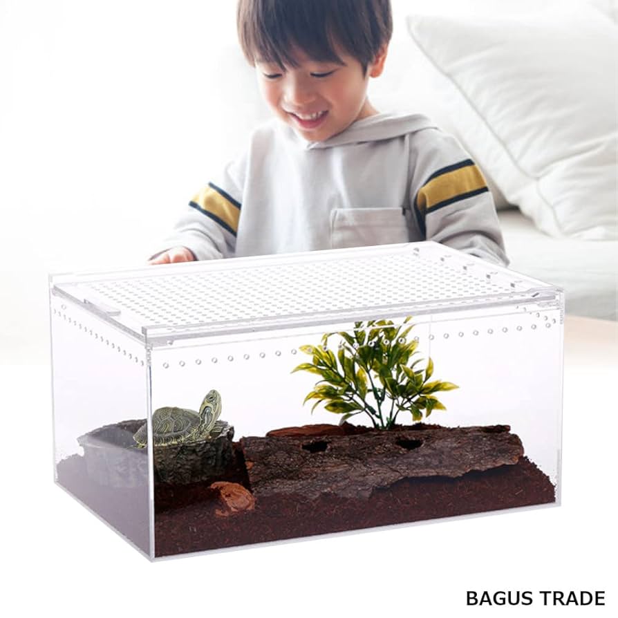 【ヘルズ】爬虫類ケージ×5 アクリル　マグネット Amazon | 爬虫類 ケージ 爬虫類ケージ 飼育容器， 磁気吸引