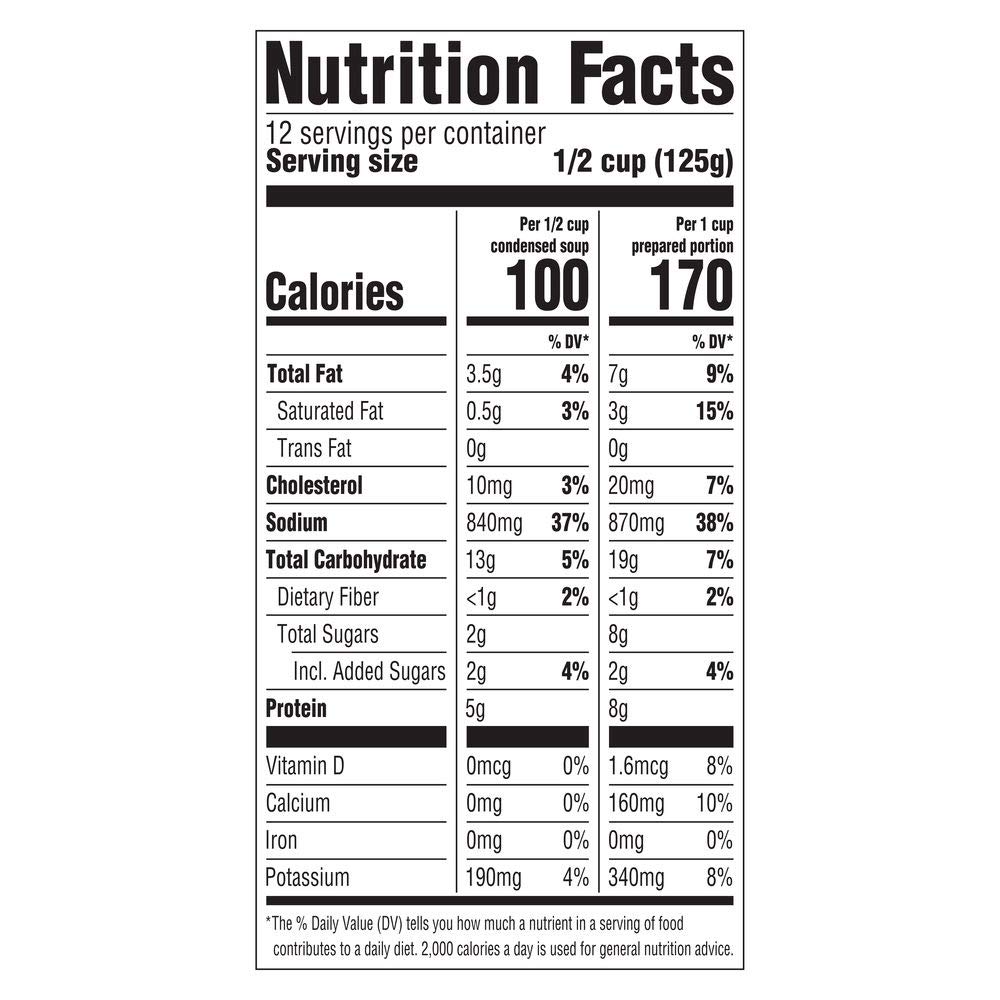 LeGout New England Clam Chowder Condensed Canned Soup, 0g Trans Fat, 51 oz, Pack of 12