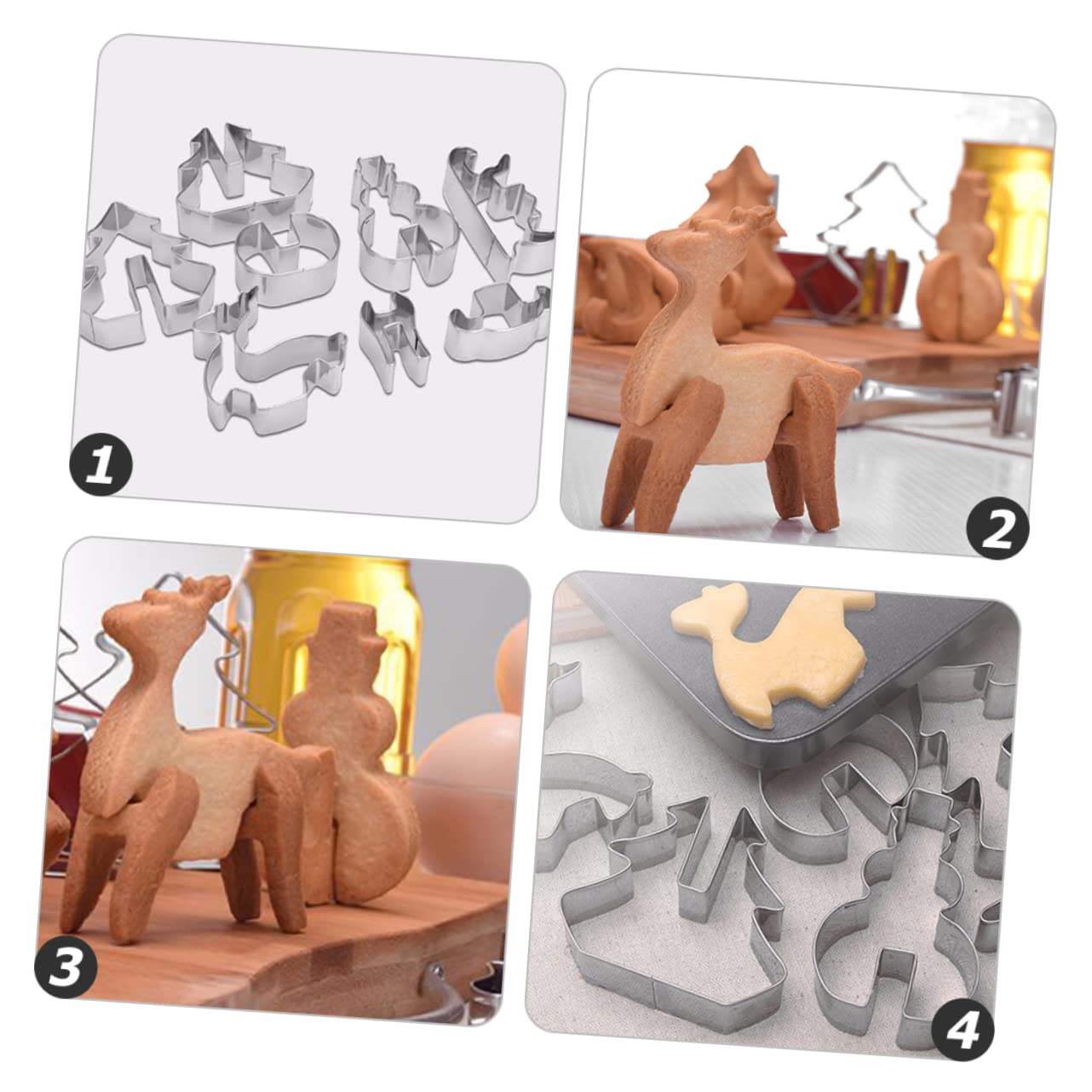 TOPBATHY 40 Stk Ausstechformen Keksform keksausstecher selber machen Mondform weihnachts plätzchenformen keksform ostern Gebäck schöner Keksausstecher Plätzchenform selber machen