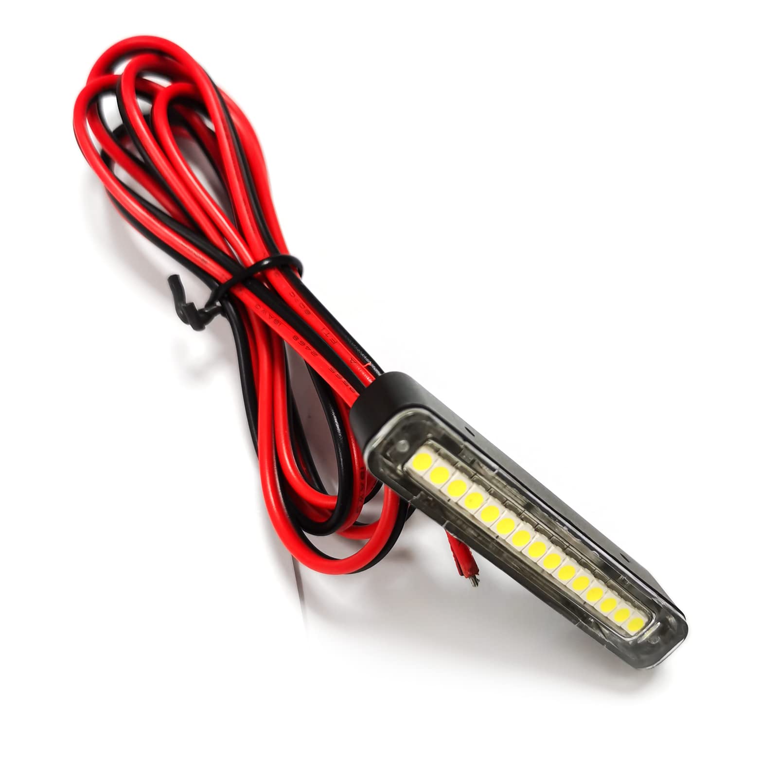 Luce LED Per Targa - 15 LED Bianchi, Impermeabile IP67, 12V, Per Auto, Moto, Scooter - Foto 5