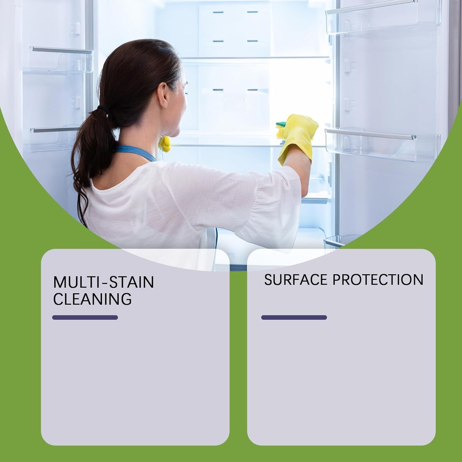 Nettoyant multi-usages pour appareils ménagers, formule naturelle, idéal pour la cuisine (fours, plaques de cuisson et hottes).