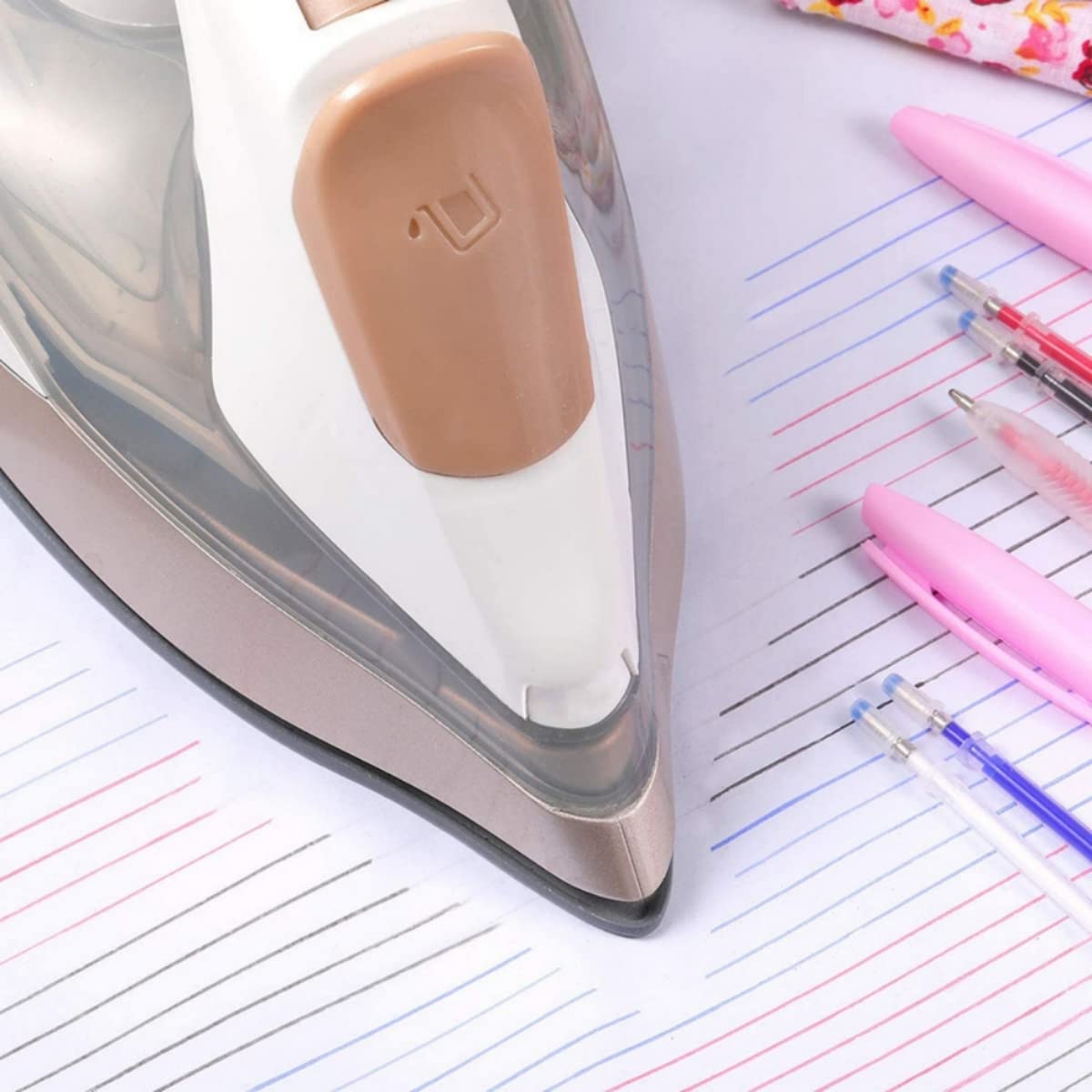 Penna Per Tessuti Cancellabile A Caldo - Set 4 Pennarelli Con 20 Ricariche Per Cucito, Ricamo E Cucito Con Punta Fine 0.5mm