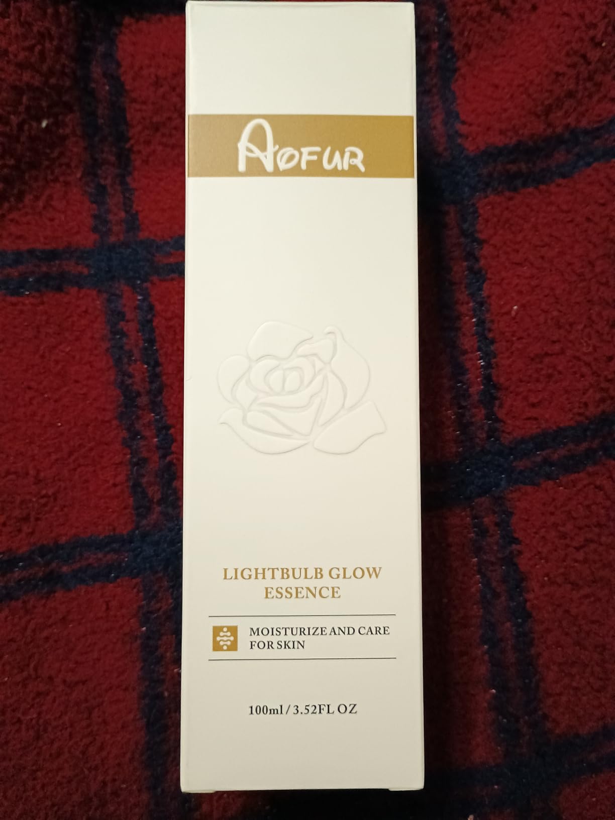 Aofur Lightbulb Glow Essence 3.52 Fl Oz (100ml) Moisturize And Care For Skin Glass Skin Elasticity for Aged Skin Serum for Face (100ml)