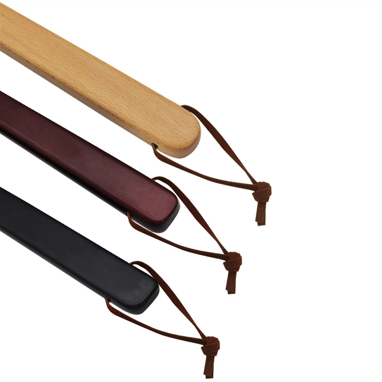 Calzador, Calzador de Madera, Mango Largo, Calzador, Adecuado for Suministros de Hotel, hogar y Uso Diario Calzador Mango Largo(Black)