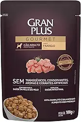 Ração Úmida Sachê GranPlus Menu para Cães Adultos sabor Frango 100g