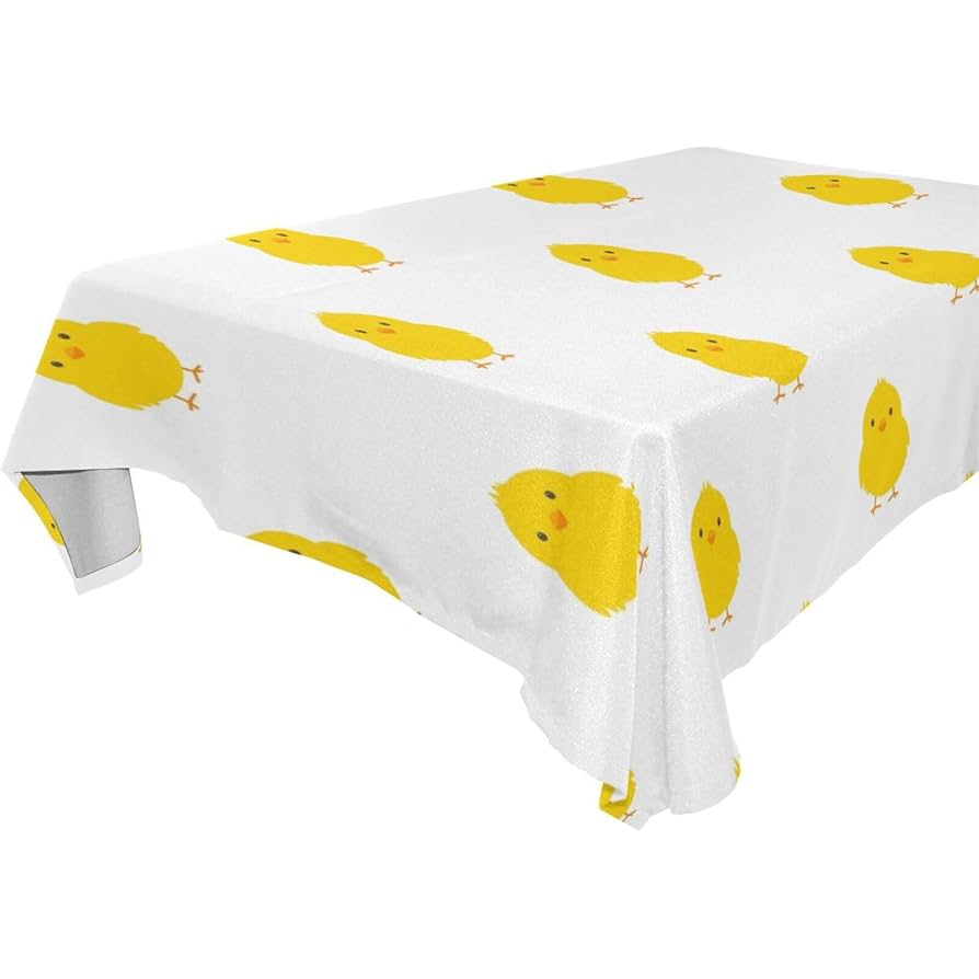 新品未使用品　フランス　テーブルクロス　ひよこ　Pâques イースター 新品未使用品フランステーブルクロスひよこPâques イースター
