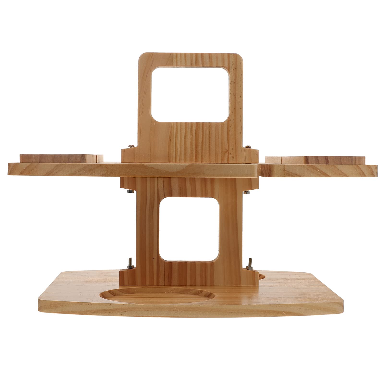 Étagère de rangement portable bois anti-renversement pour verres