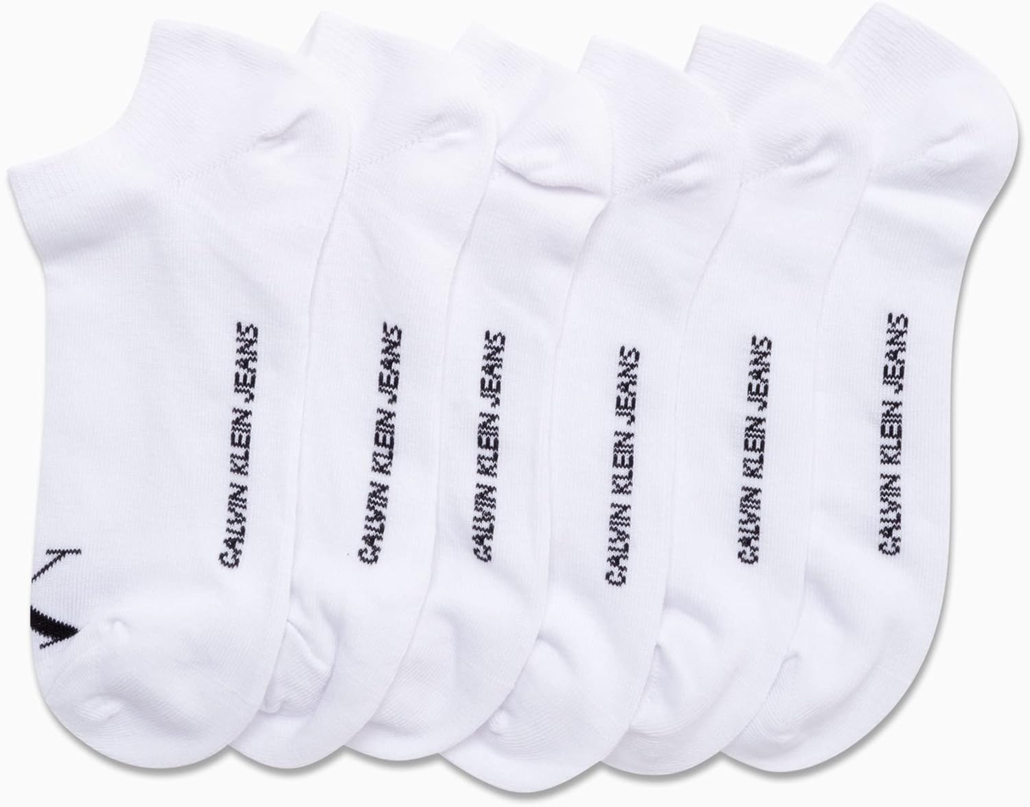 Calvin Klein Womens No Show Socks - 6 Pack Non Slip Heel Lightweight Cotton Blend Low Cut Invisible Socks for Women - Image 5