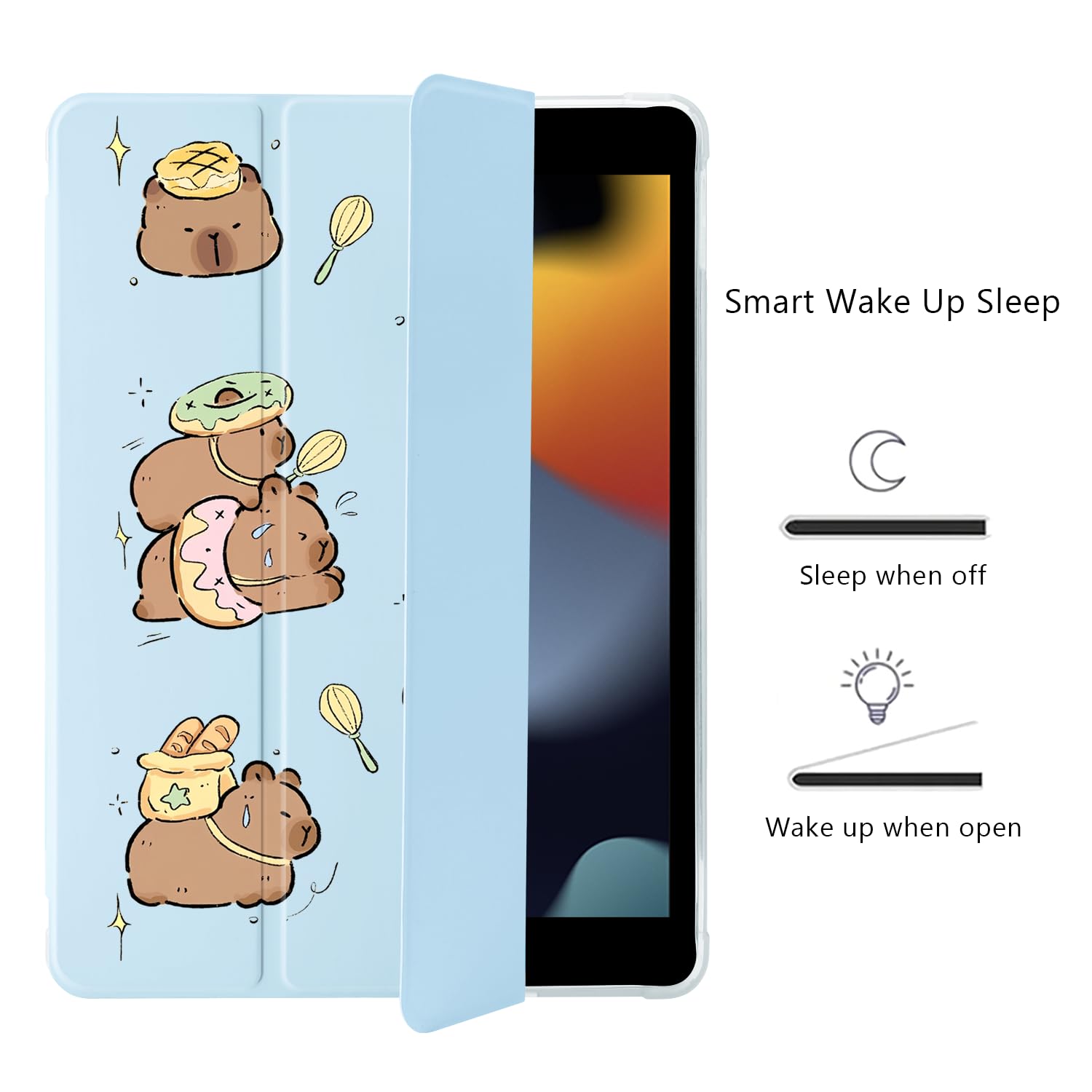 Amazon.com: Cute Kawaii Capybara for iPad Air5/Air4 Case with