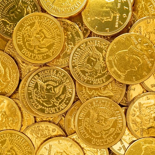 Milk Chocolate Coins Individually Wrapped Candy 40 Count Bag