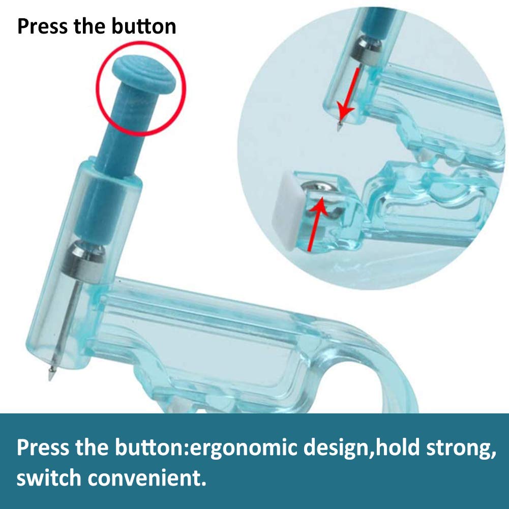 Ear Piercing Gun 6 Packs Disposable Safety Ear Nose Body Piercing Gun