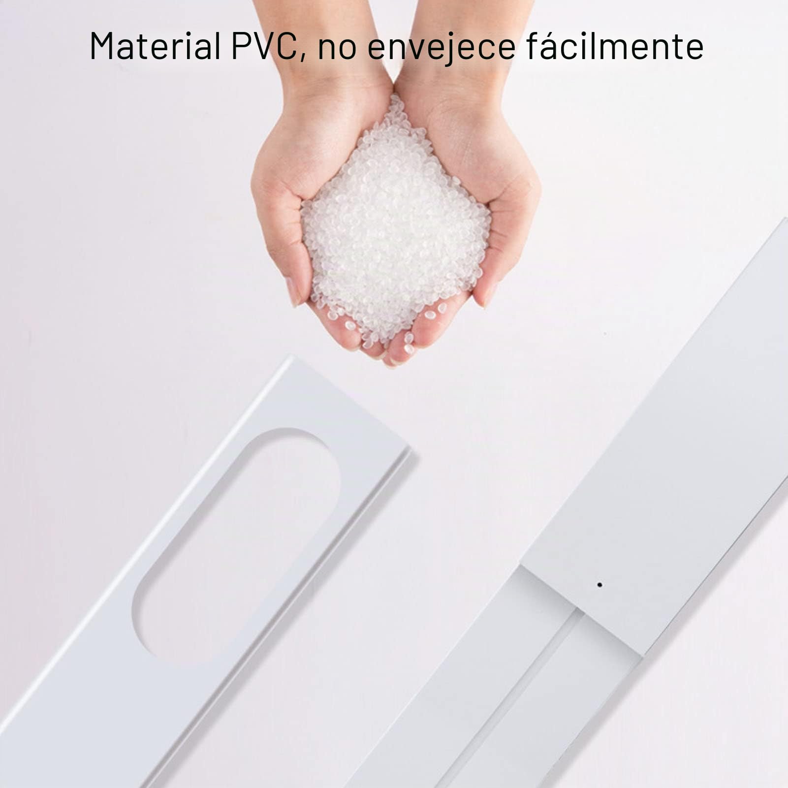Kit de Ventilación de Ventana de CA, Kit de Ventana de Aire Acondicionado Portátil 4 Piezas Fácil de Instalar de Alta Densidad para Oficina
