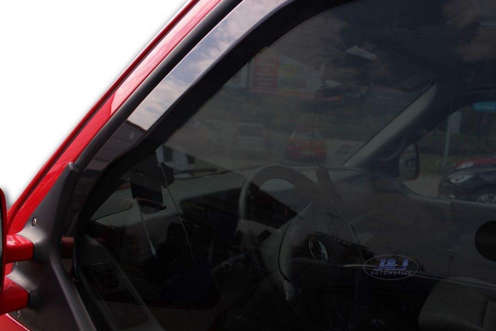 J&J AUTOMOTIVE Windabweiser passend für Volkswagen Caravelle 1990-2003 2tlg, Heko Regenabweiser Vorne Getönt Dunkel Passform