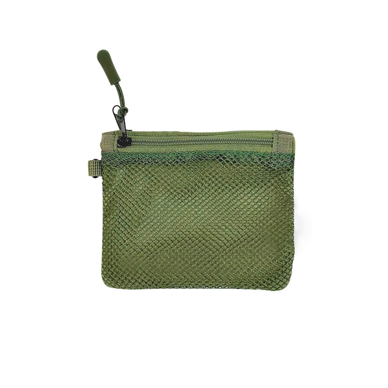 Tsophreniq Multipurpose Meshes Organizers Bag Double Layer Zippers Closure Design for Small Items Miniature Zippered Meshes Pouches