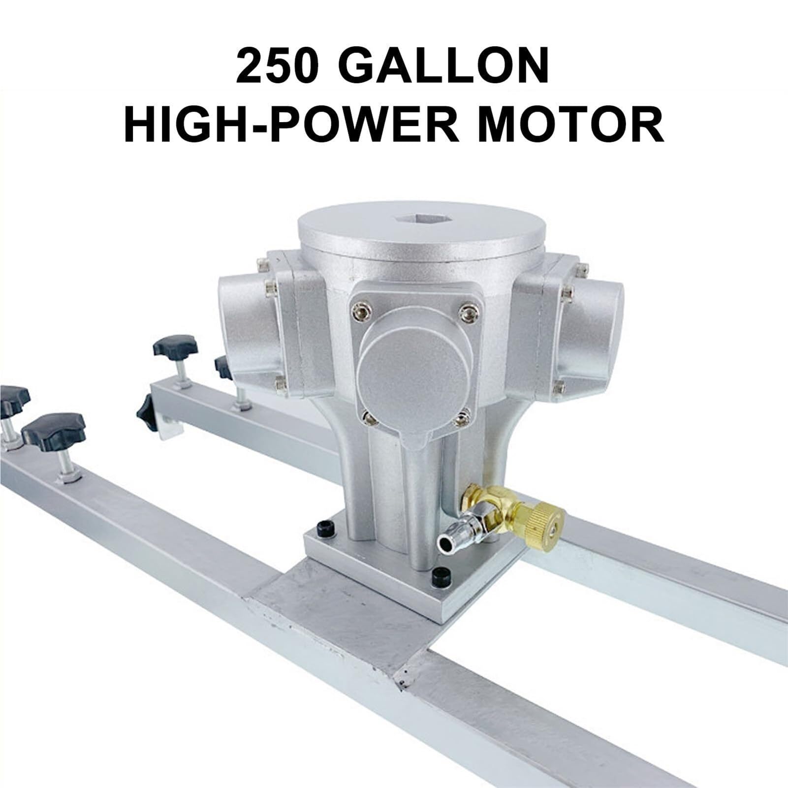 Agitador neumático Mezclador de Aire con Soporte de suspensión de Cuchillas Plegables Mezclador neumático para Materiales de Recubrimiento de Pintura.,H006
