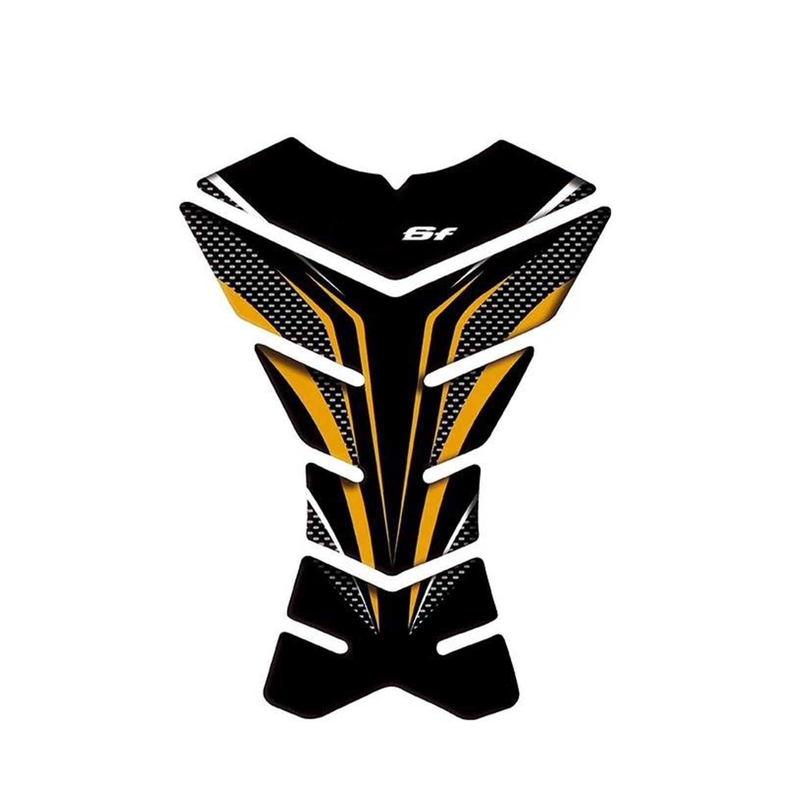 Dtsgcx Color15 Carbon-Look Motorcycle Tank Pad Protector Decal For Kawasaki Er6f For Er-6F(Color15)