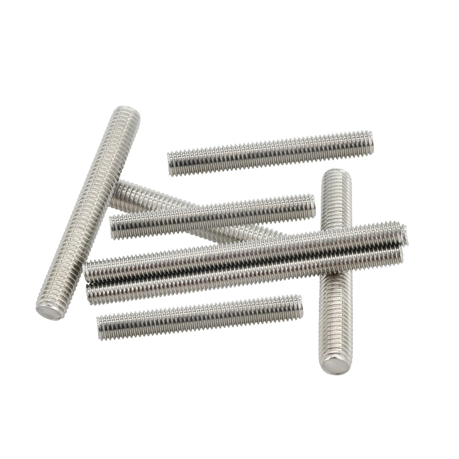Gewindestange Edelstahl-Gewindestange, vollständig metrisches Gewinde, Stangenbolzen, Schraubenbefestigungen, Bolzenstangen(300mm,M12 (2Pcs))
