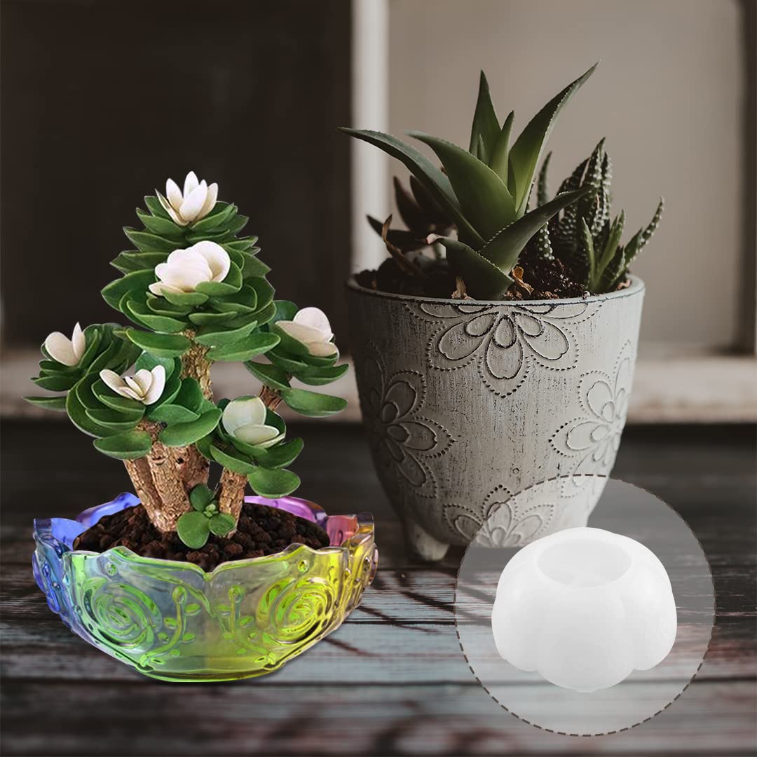 Zayookey Schädel Silikonform Für Epoxidharz – Stifthalter, Blumentopf, DIY Gießform, 9.6x6.9 Cm