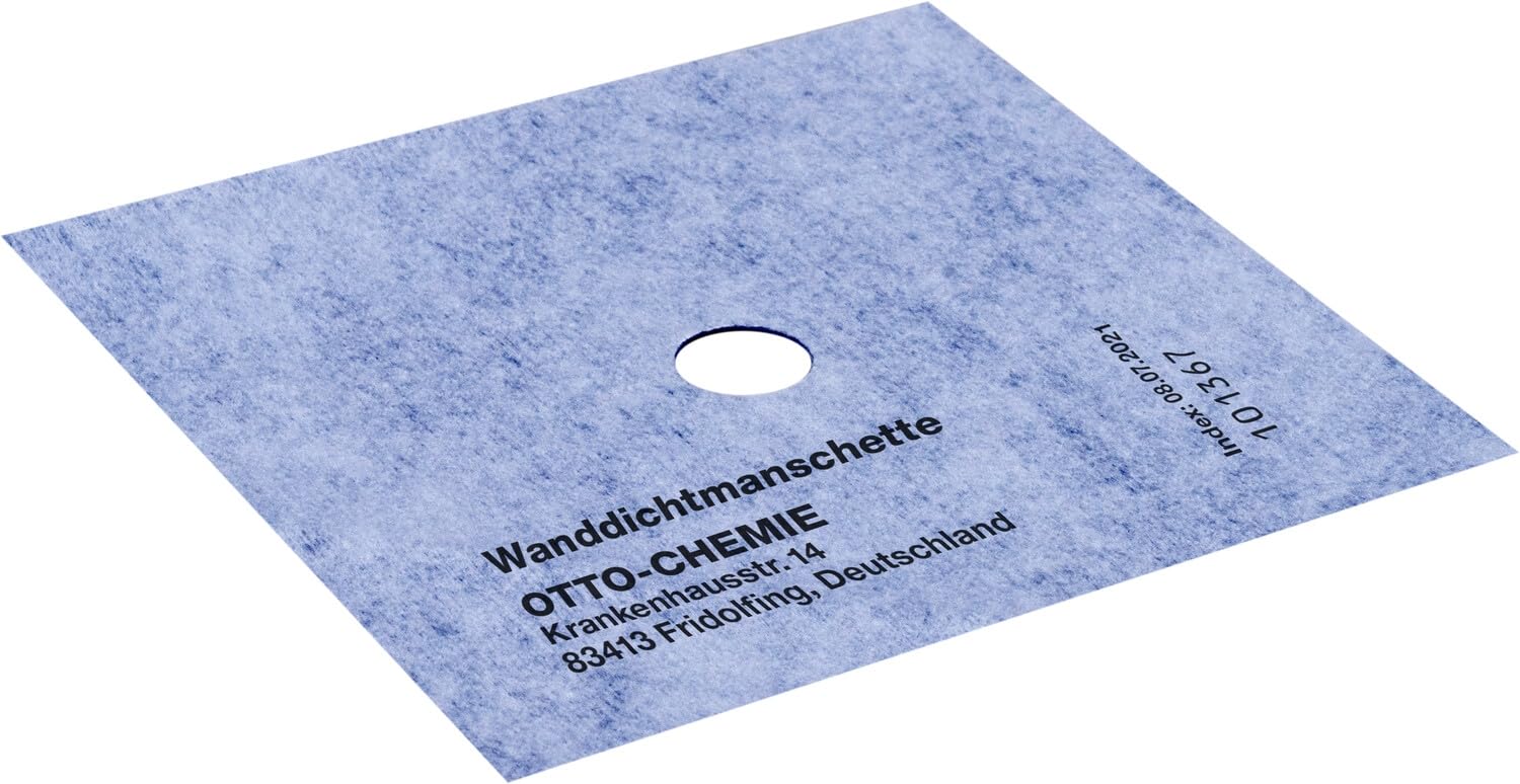 OTTOFLEX Komplett-Dichtset mit 12 kg Flüssigfolie und 1 Beutel Farbpaste (10g) 2 kg Voranstrich 2 Wanddichtmanschetten 15 x 15 cm 10 Meter OTTOFLEX Objektdichtband 2 Innenecken Abdichtung