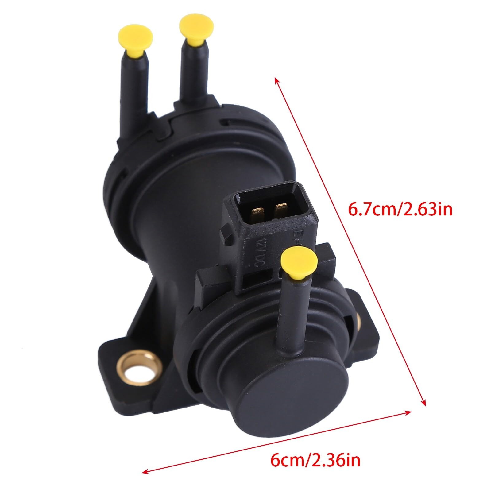 Trasformatore di pressione controllo gas di scarico, 62625 46419651 46524556 71796958 valvola di controllo della pressione di carica valvola di scarico valvola solenoide compatibile per