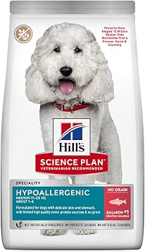 Hill's Science Plan Hypoallergenic Adult Medium Breed Salmon Dog Food 12kg