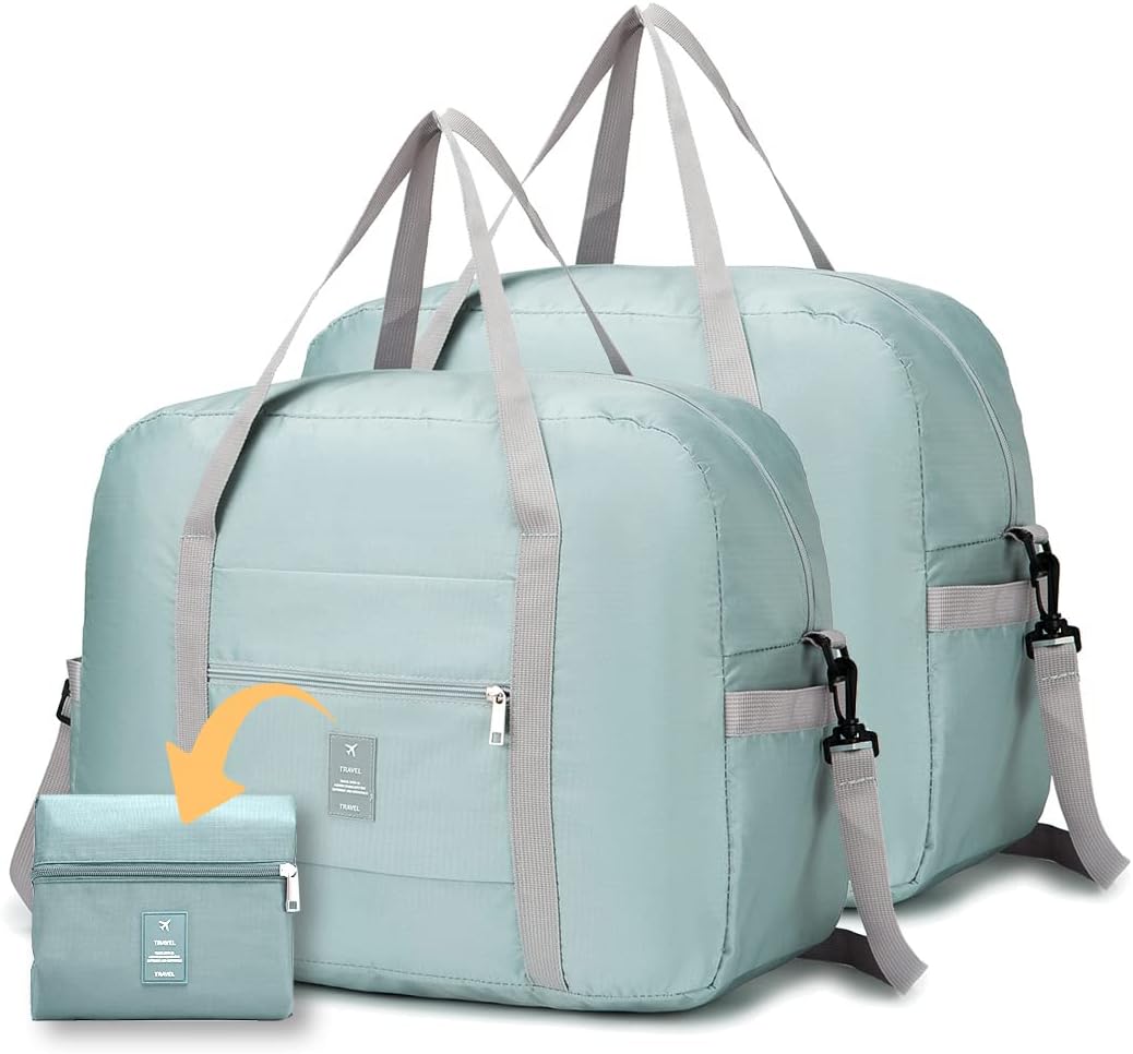 WANDF Handbagagerugzak 45x36x20cm voor Easyjet Airlines, reishandbagagetas onder de stoel met nat compartiment, 17 inch laptoprugzak voor heren en dames (donkergroen
