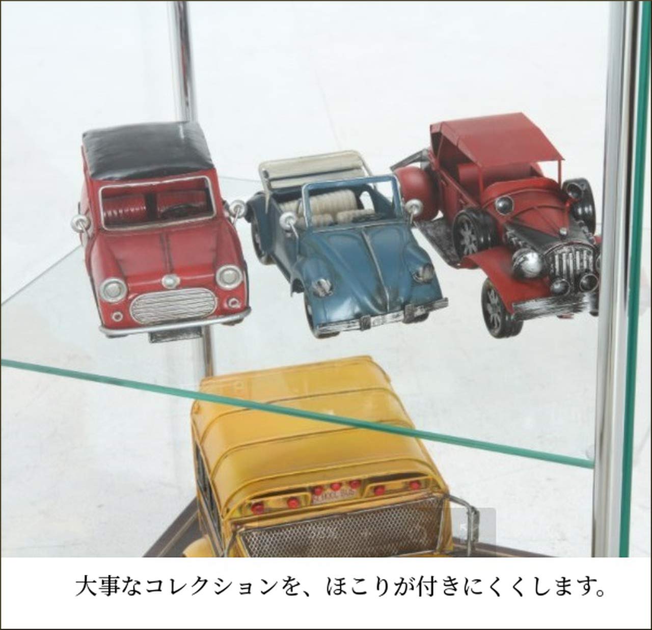 コレクションシェルフ 4段 ブラウン 楽天市場】【クーポン配布中】ディスプレイラック 4段 縦型 ガラス扉