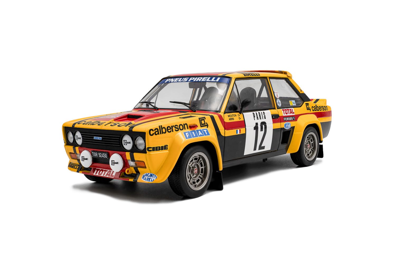 Solido 1:18 FIAT 131 Abarth #12 giallo