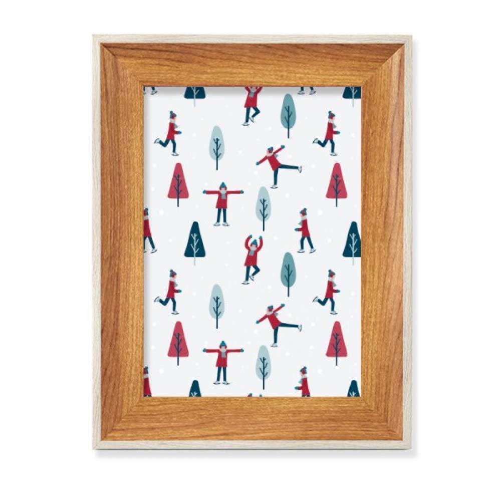 Illustration cadre de photo en bois de bureau tableau sport coloré