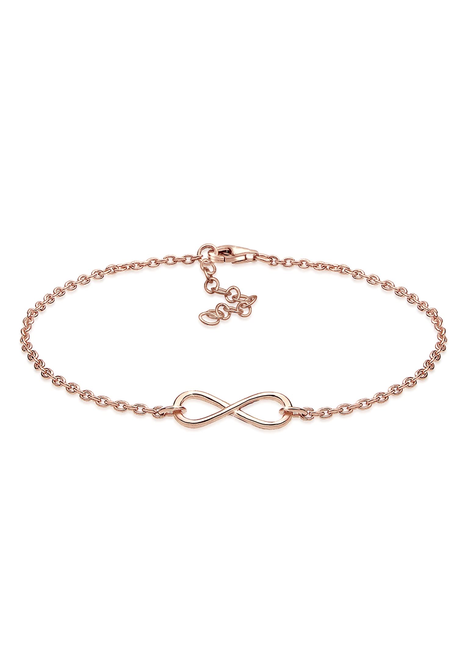 Elli Women's 925 Sterling Silver Xilion Cut Bracelet of Length 18 cm