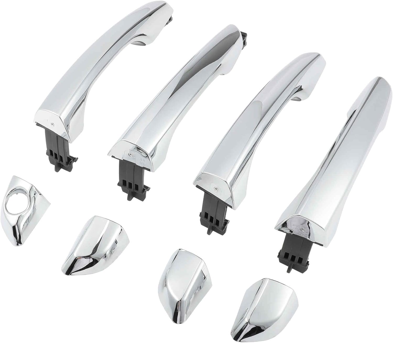 No.82651-F2010/82652-F2010 Chrome Exterior Door Handles Set for Hyundai Elantra Sedan 2017-2020 Front Rear Left Right Outside Door Handle No.82661-F2010/82662-F2040/82652-F2040