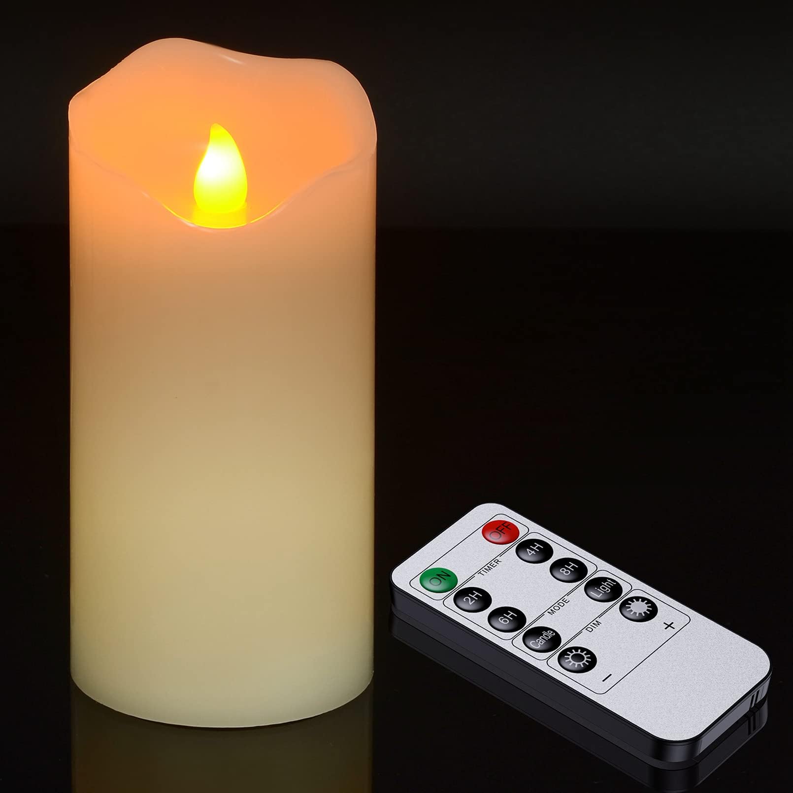 Lot De 12 Bougies Led En Forme De Vague Réalistes Et Lumineuses À Piles Lot De 12 Bougies Led En Forme De Vague Réalistes Et Lumineuses À Piles