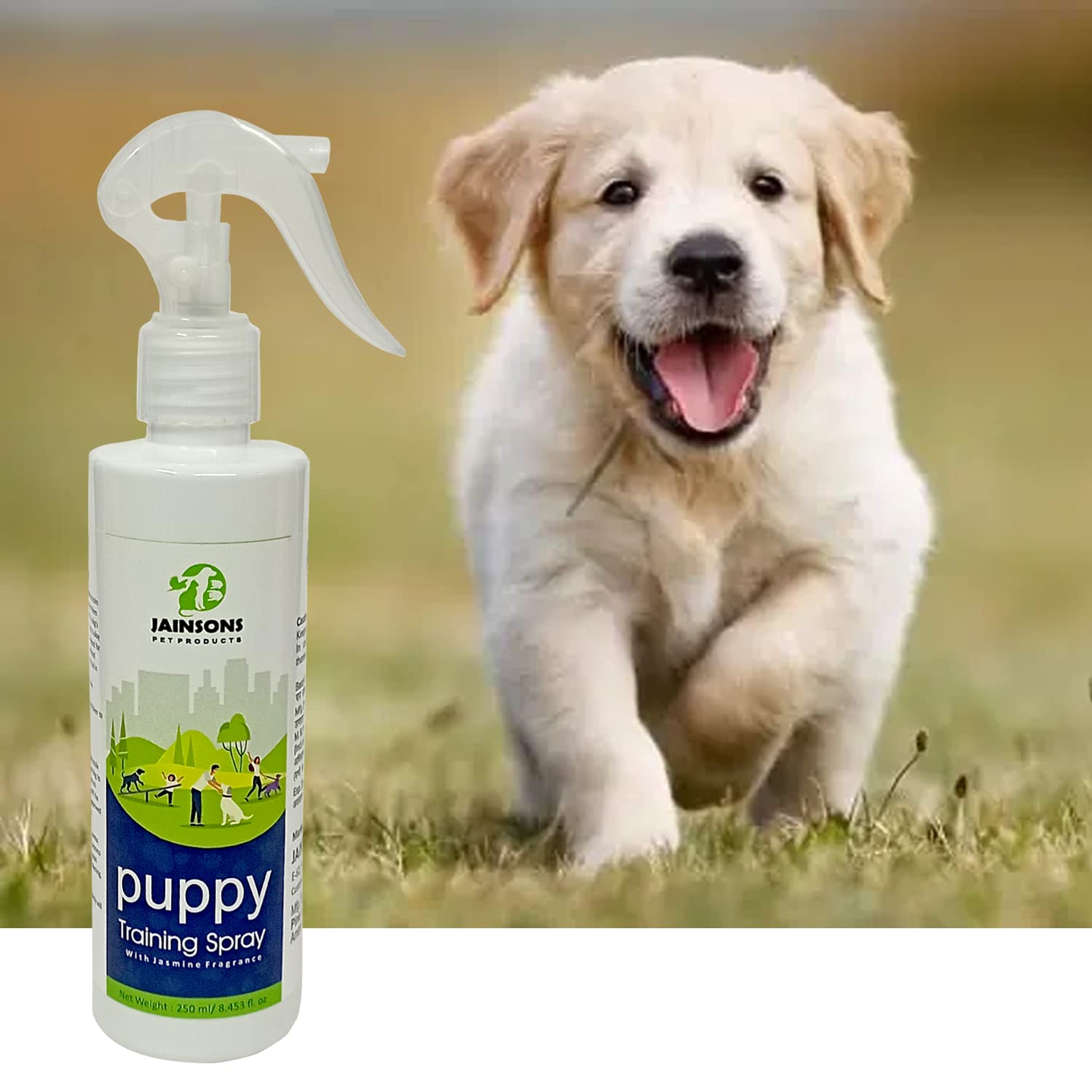Jainsons Pet Products Puppy Training Spray | Attractive Scent Helps Train Puppies & Dogs Where to Potty | Formulated for Indoor & Outdoor