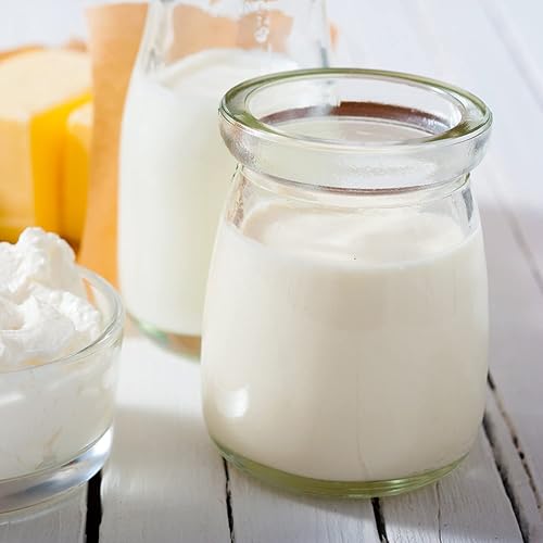 Miniatura 6 de Small Glass Decorative Bottles With Cork Lids,3.4oz Mini Yogurt Mason Jar,Set of 40,Great for Wedding Favor,DIY Projects.