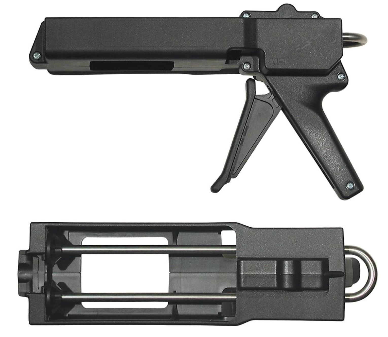 OTTO pistolet do wyciskania ręcznego 2K H 248 – profesjonalny pistolet do piany PU 2K, odpowiedni do OTTOPUR Turbo 2 x 105 ml, nylonowy bagażnik wzmocniony włóknem szklanym, przełożenie siły 26:1