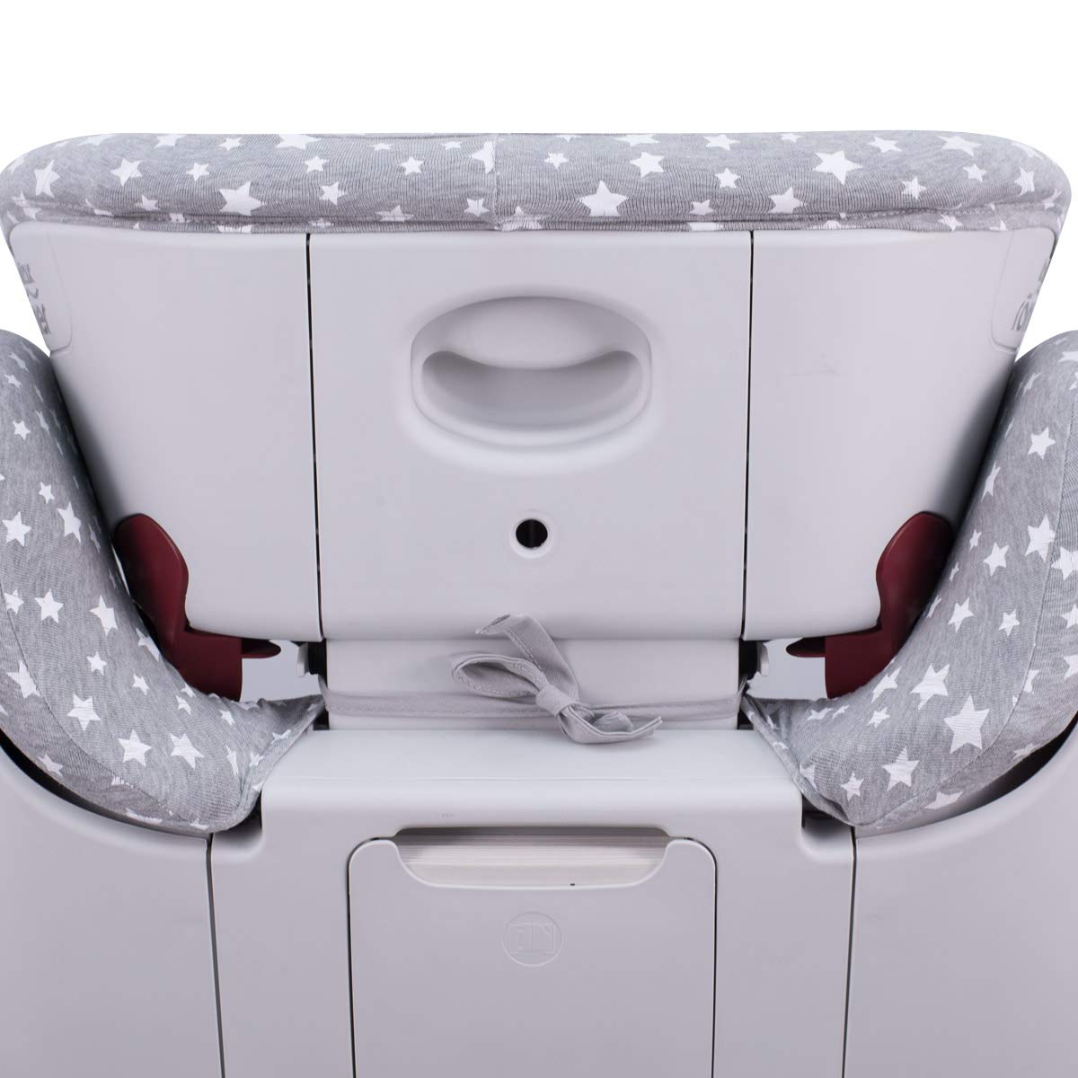 JYOKO KIDS Bezug kompatibel mit Römer KIDFIX II XP SICT, kidfix 2 S, Kidfix Z - Line (WHITE STAR, MIT AUGE)