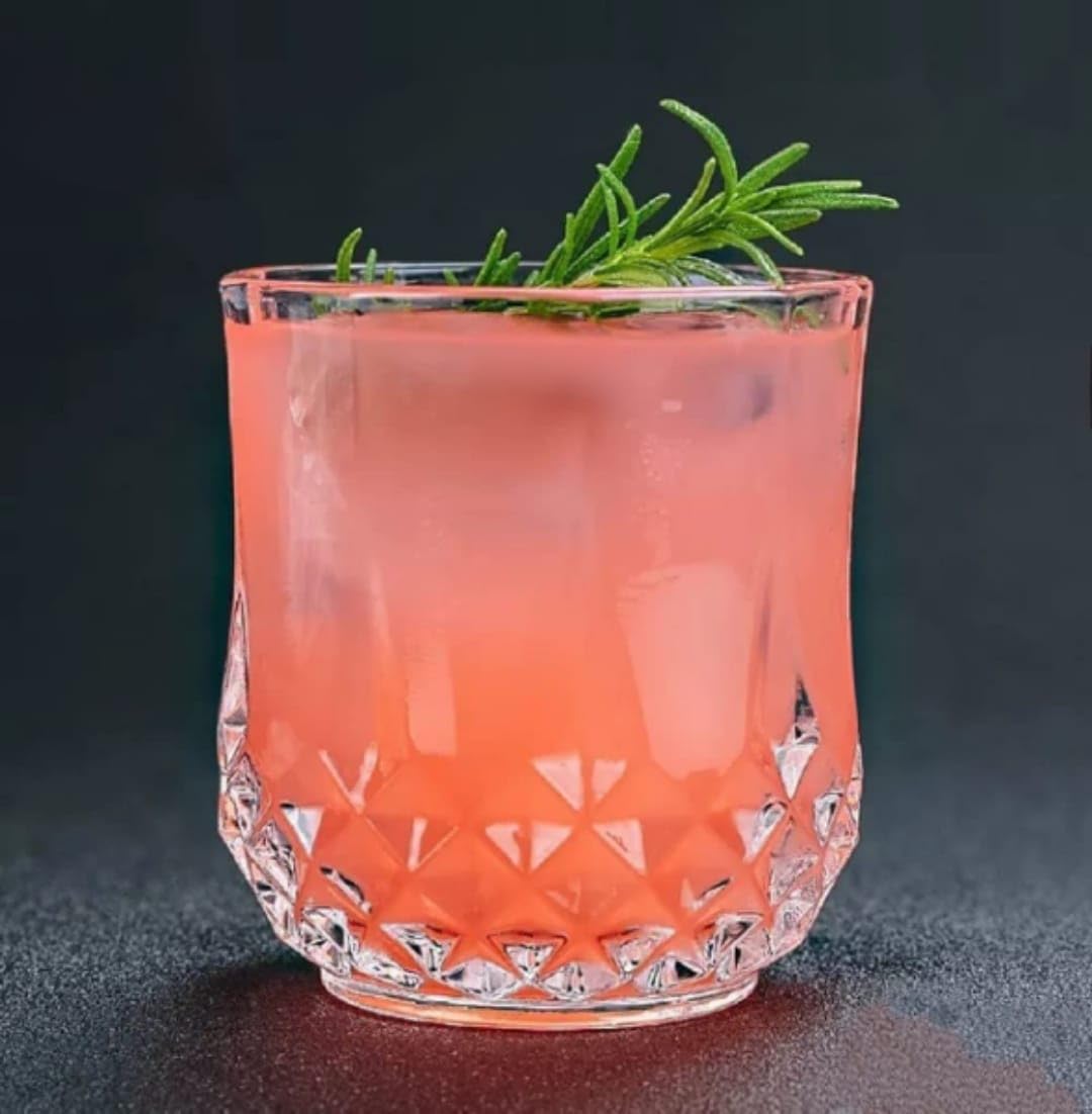 Primeworld Selco Super Set Of 12 Pcs Juice Glasses 220 Ml Drinking Iced Tea,Cocktail,Juice,Coke,Soda,Lassi Sharbat Beer Mixed Drinks Design Glass Water Glass For Home,Restaurants And Parties - Orange