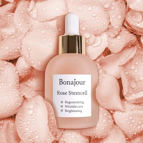 Miniatura 9 de [BONAJOUR] Ampolla de células madre de rosas de belleza vegana – Mejor cara antiarrugas y envejecimiento, cuidado iluminador/suero de cuidado total