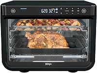 Vista 2 de Ninja Prestige Smart XL con sistema Pro Cook 10 en 1 horno tostador de convección digital para encimera con freidora de aire, asado al aire, asar