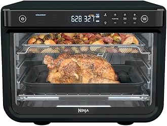 DT202BK Foodi 8-in-1 XL Pro Air Fry Oven, Large Countertop Convection and Digital Toaster Oven, 1800 Watts, Black, 12 in.
