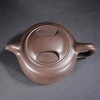 中国古美術・宜興原鉱紫泥牛蓋竹韻茶香紋・紫砂壺・底款:顧景舟