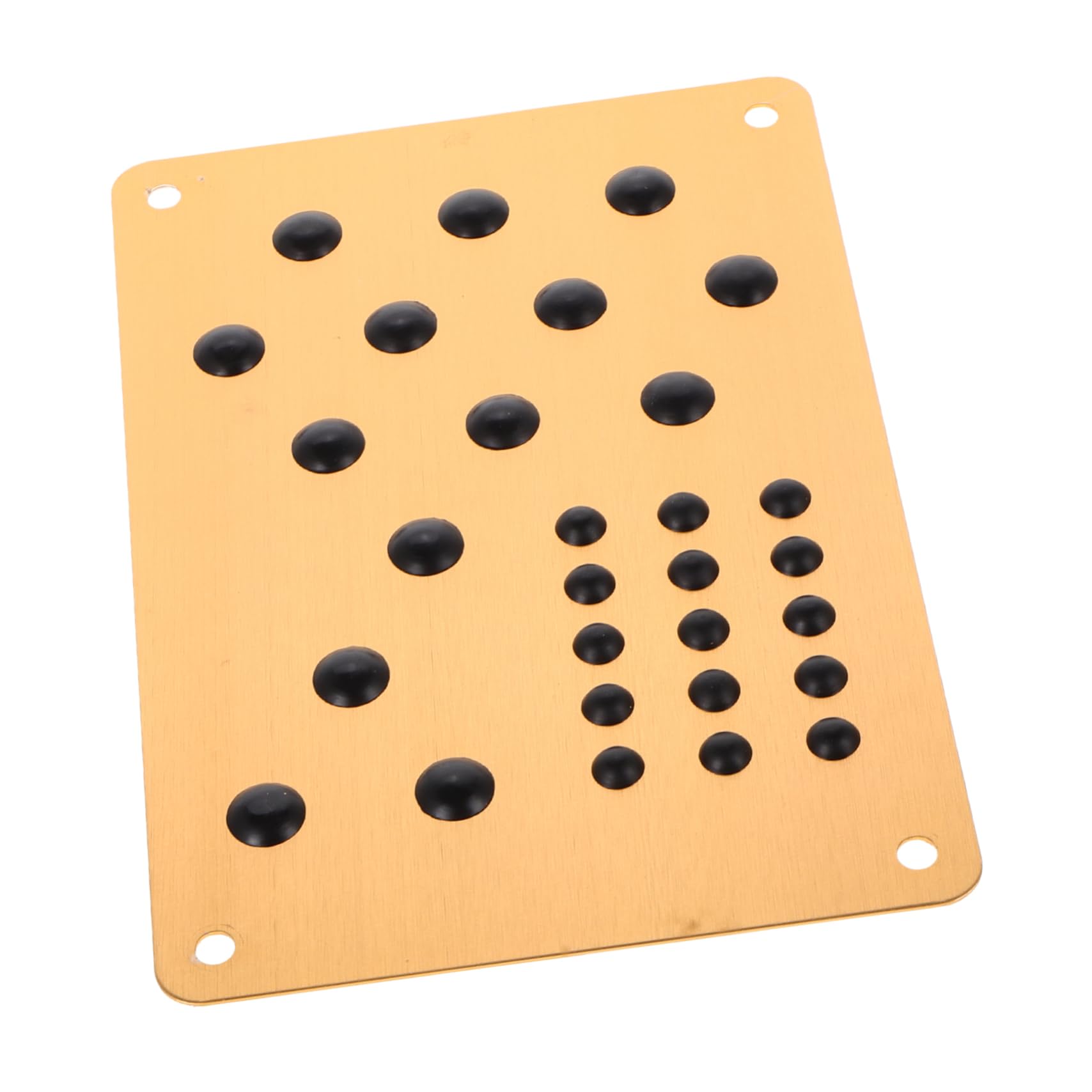 Unomor Cars Floor Mats Fit Foot Pedal Protector Liners for Van SUV Truck Easy Installation Aluminum Alloy Decorative