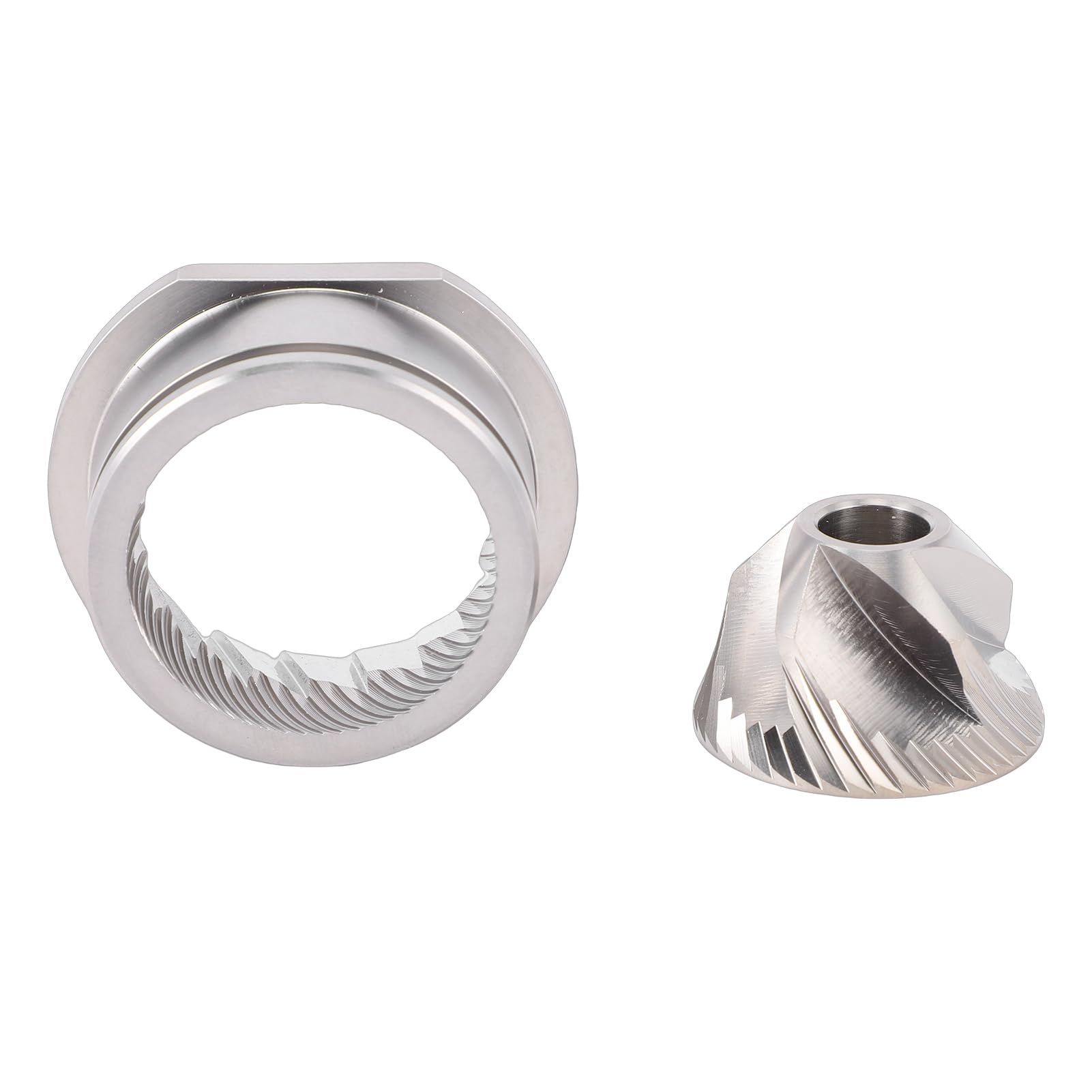 RIZGHWOY Set di Macine Coniche da 48 Mm, Lama di Ricambio in Acciaio Inossidabile con Scanalature Migliorate Macinazione Ottimale